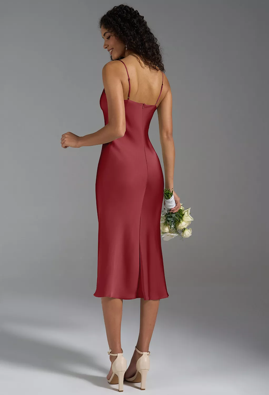 AW Alanna Burgundy  Wedding Guest Dresses